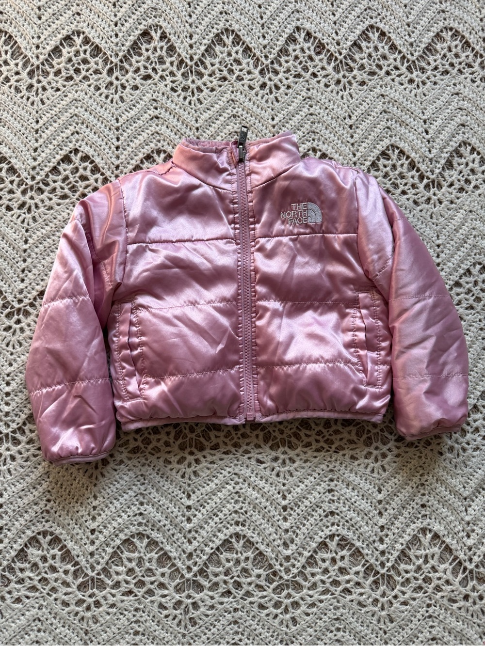 The North Face Reversible Pink Kids Puffer Jacket 2T Winter Jacket